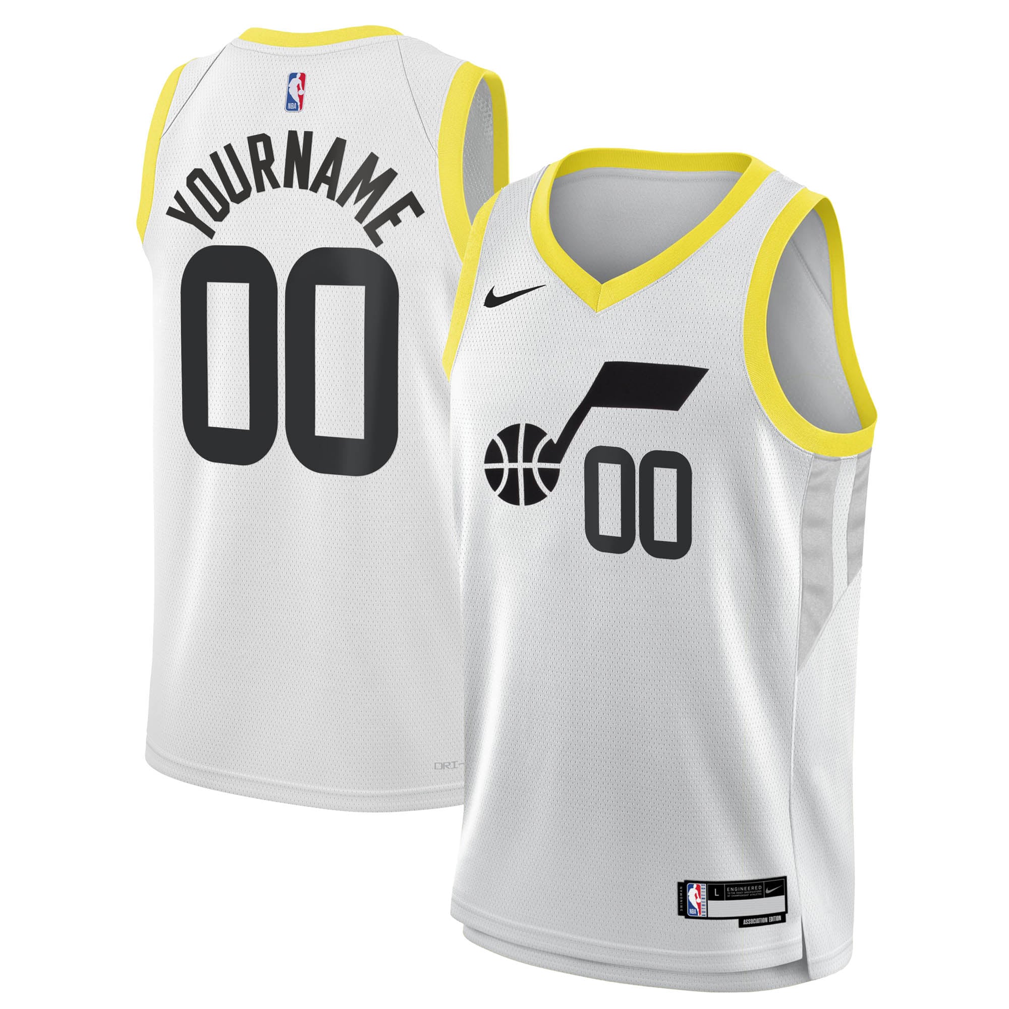 Utah Jazz Association Swingman Jersey - Custom - Youth - JS112 