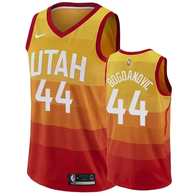 Utah Jazz Bojan Bogdanovic 44 City Men's Jersey - JS435 