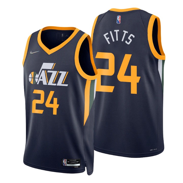 Utah Jazz Malik Fitts 75th Anniversary Diamond Jersey Icon