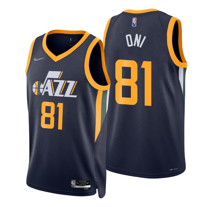 Utah Jazz Miye Oni 75th Anniversary Diamond Jersey Icon