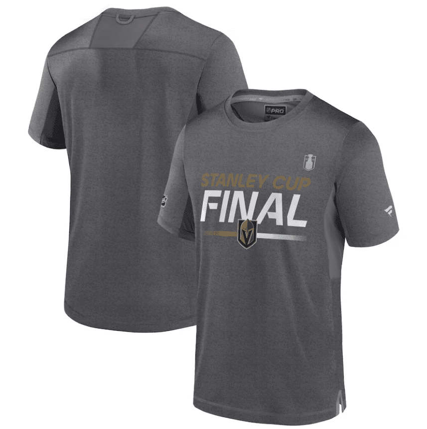 Vegas Golden Knights 2023 Stanley Cup Final Men T-Shirt - Gray - JS378 