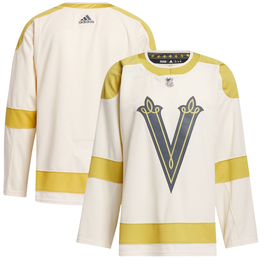 Vegas Golden Knights 2024 NHL Winter Classic Primegreen Men Jersey - Cream - JS579 