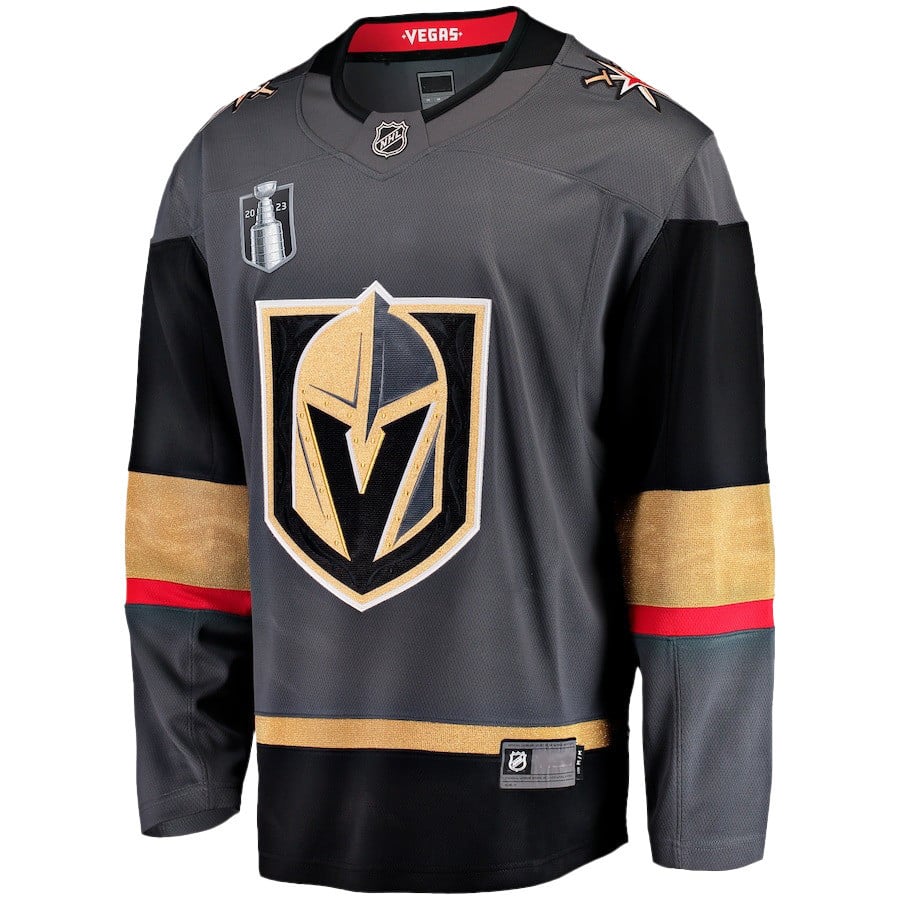 Alternative view of Vegas Golden Knights Crowned Champions 2023 Stanley Cup Men Jersey - Black - JS337 