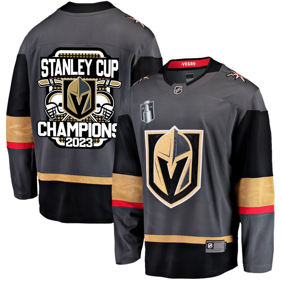 Vegas Golden Knights Crowned Champions 2023 Stanley Cup Men Jersey - Black - JS337 