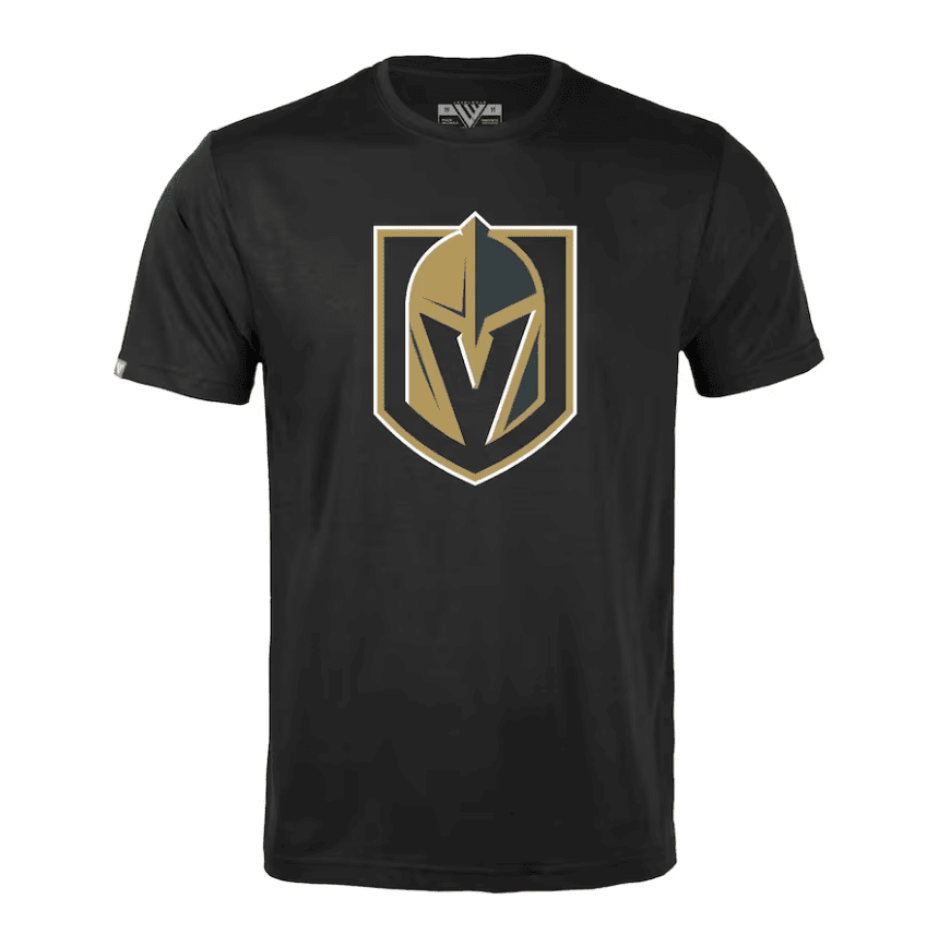 Alternative view of Vegas Golden Knights Logo Men T-Shirt - Black - JS963 
