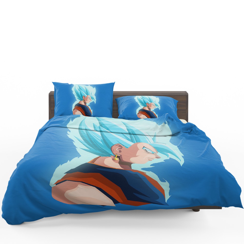 Vegeta Dragon Ball Minimal Design Bedding Set - Custom Bedding Set