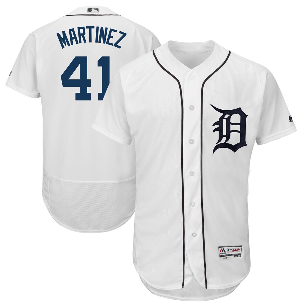 Victor Martinez Detroit Tigers Majestic 2018 Home Flex Base Collection Player Jersey - White