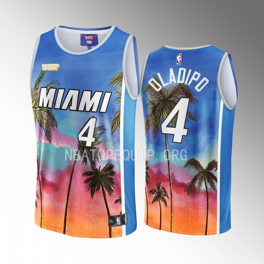 Victor Oladipo 4 Miami Heat NBA & KidSuper Studios Unisex Hometown Jersey - JS482 