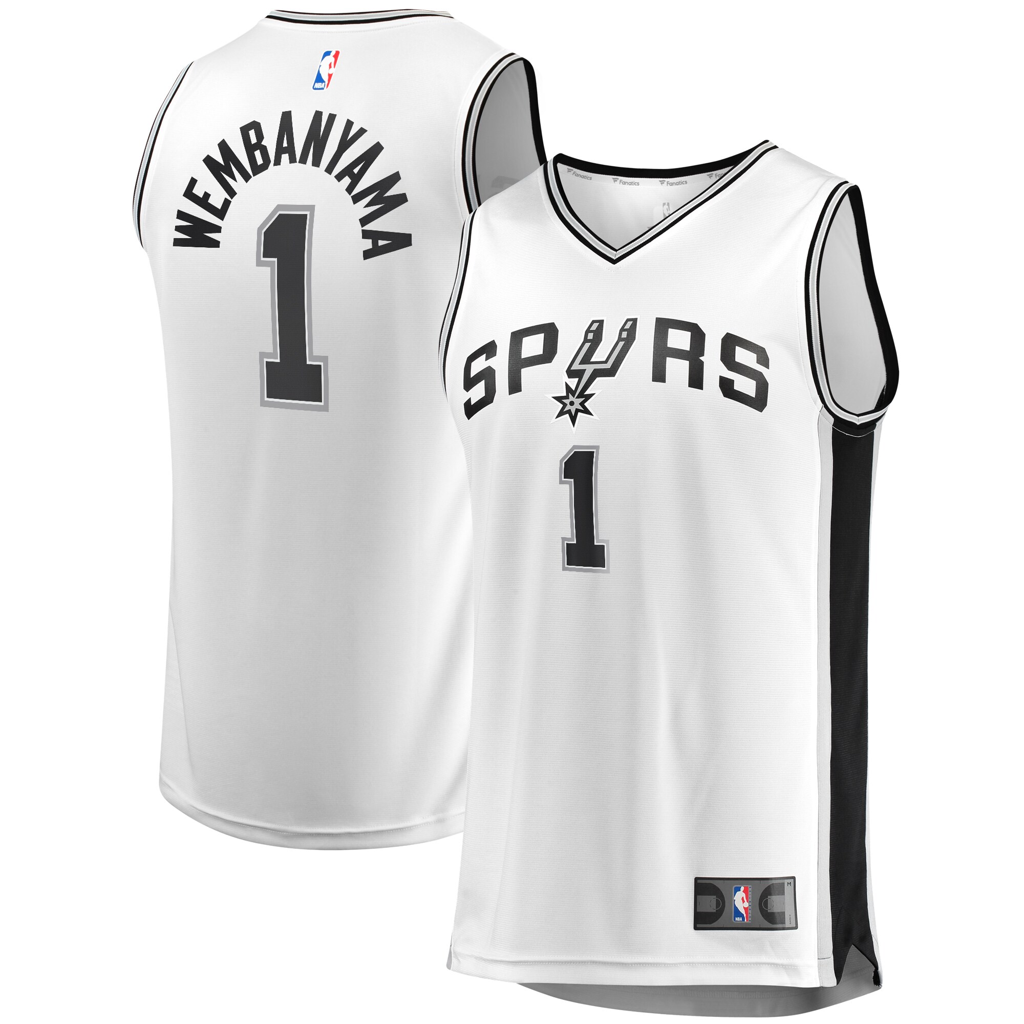 Victor Wembanyama San Antonio Spurs Fanatics Youth Fast Break Player Jersey - Association Edition - White