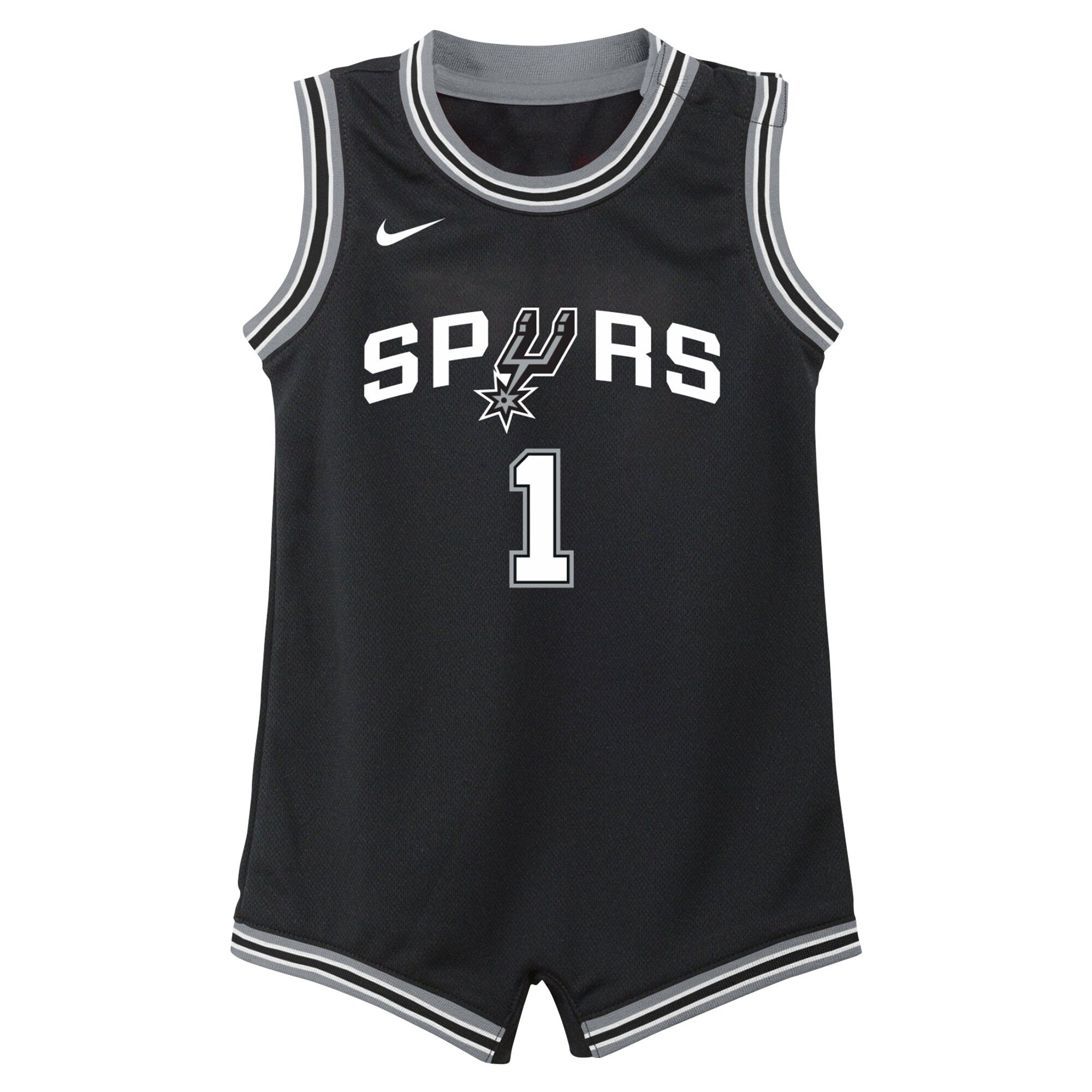 Alternative view of Victor Wembanyama San Antonio Spurs Infant Swingman Player Jersey - Icon Edition - Black