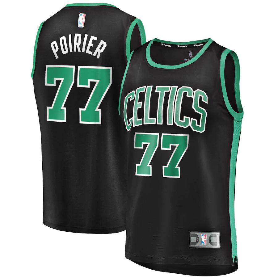 Vincent Poirier Boston Celtics Fanatics Branded Fast Break Player Jersey - Statement Edition - Black