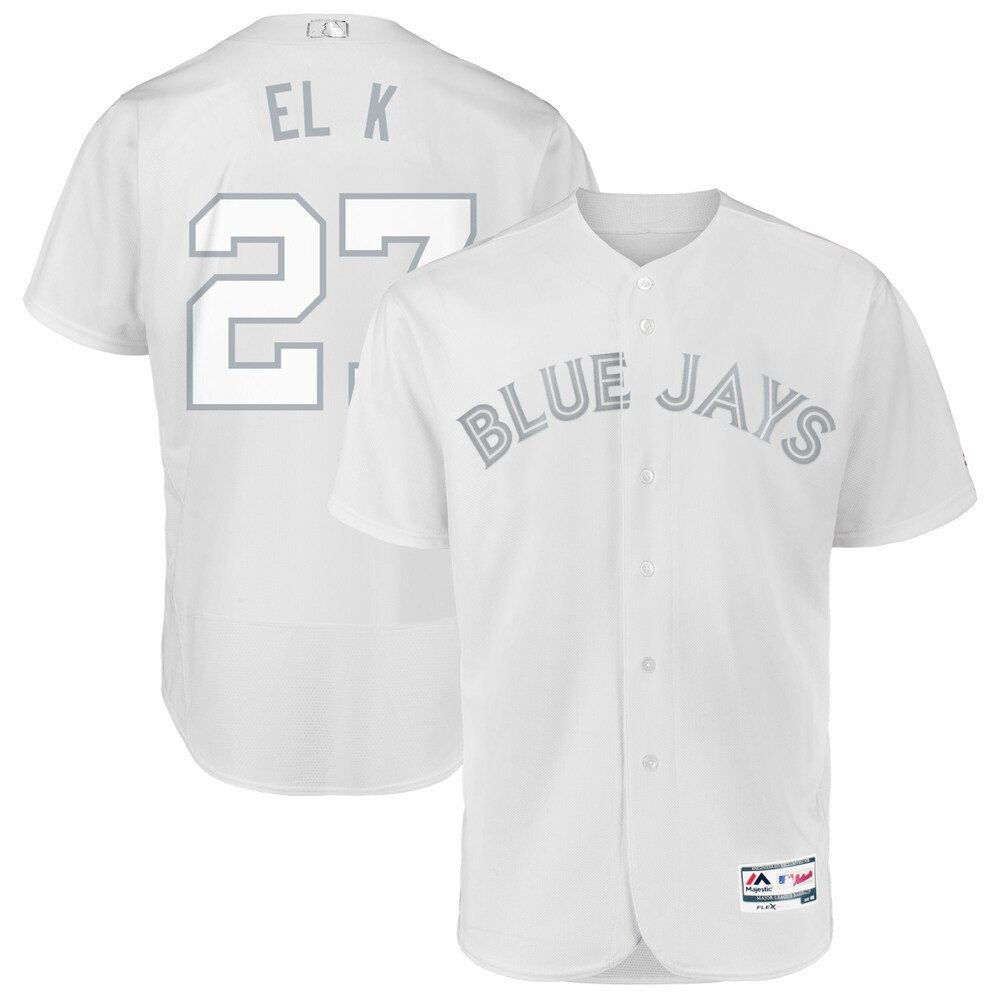 Vladimir Guerrero Jr. "el K" Toronto Blue Jays Majestic 2019 Players' Weekend Player Jersey - White