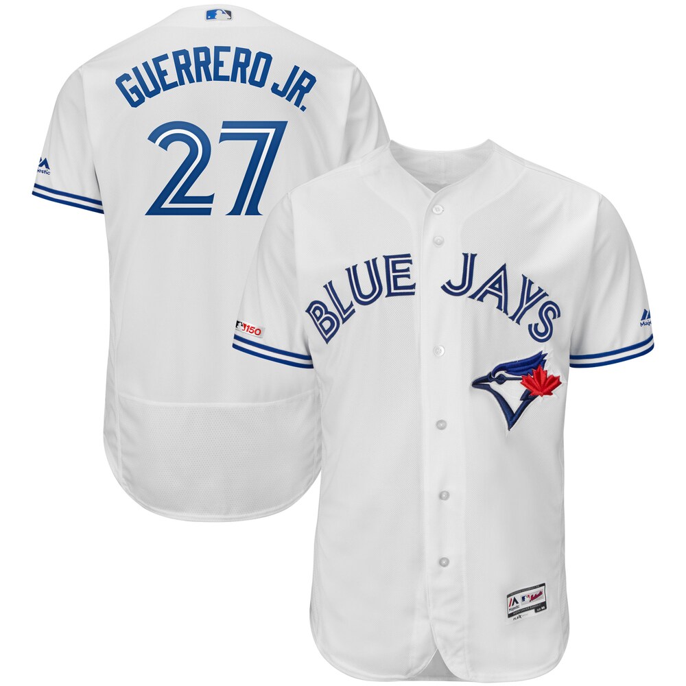 Vladimir Guerrero Jr. Toronto Blue Jays Majestic Home Flex Base Collection Player Jersey - White