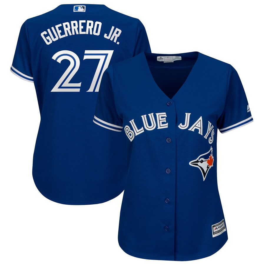 Vladimir Guerrero Jr. Toronto Blue Jays Majestic Women's Cool Base Player Jersey - Royal