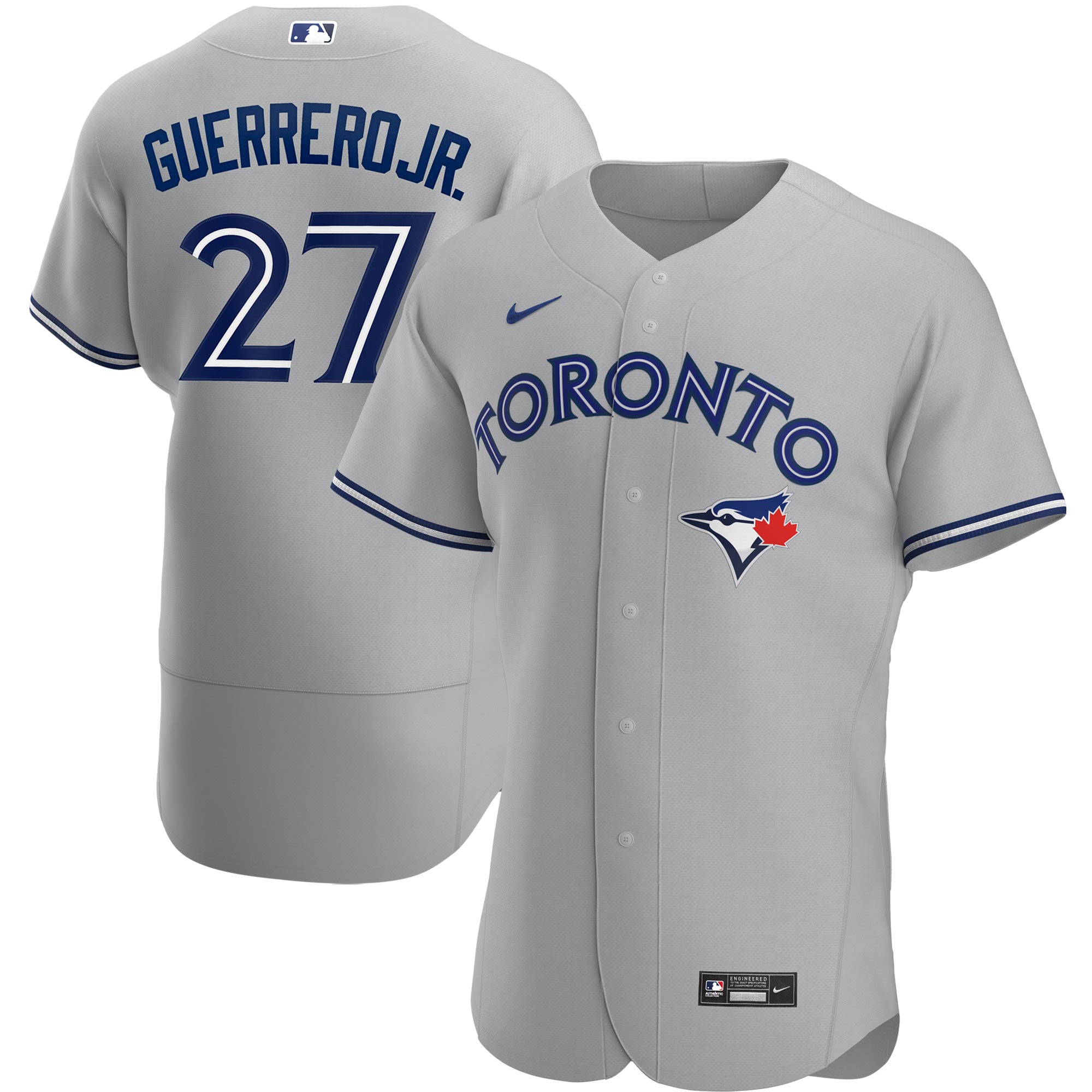 Vladimir Guerrero Jr. Toronto Blue Jays Road Authentic Player Jersey - Gray