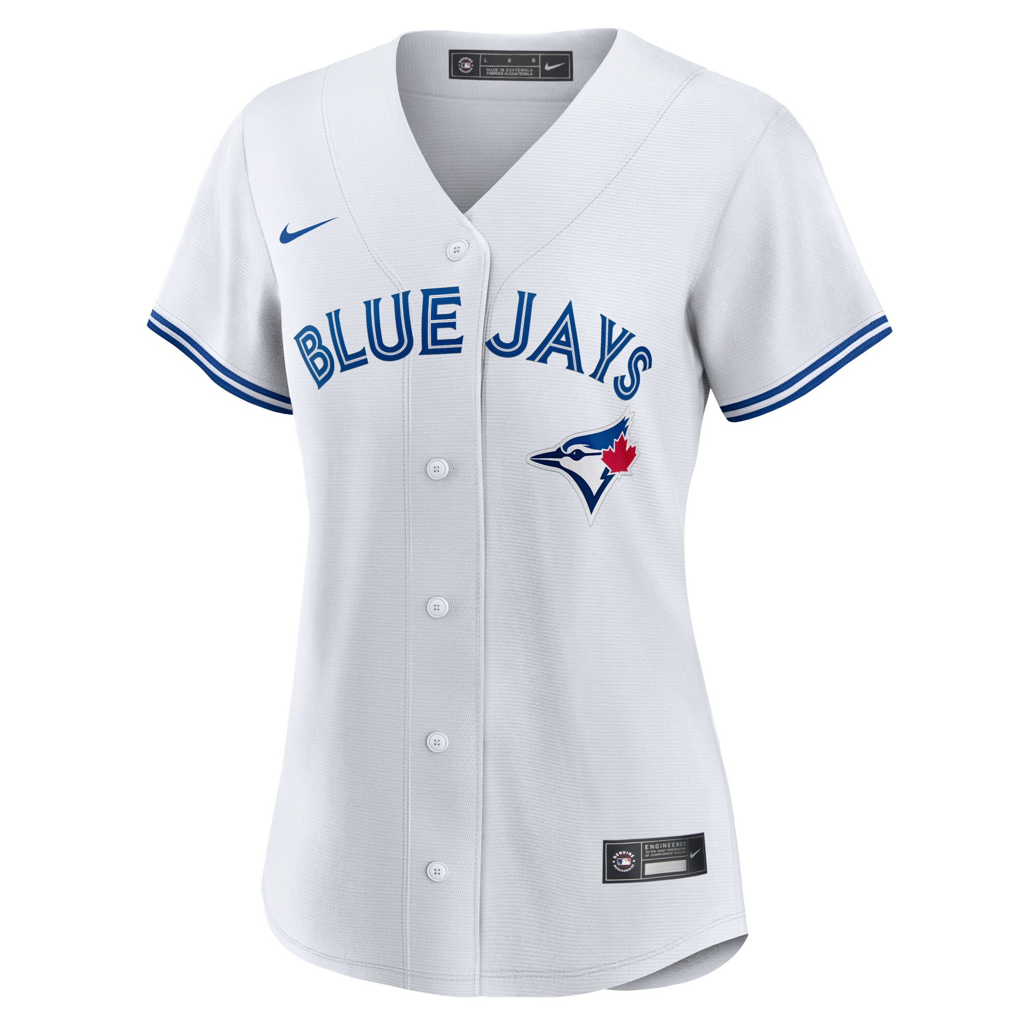 Alternative view of Vladimir Guerrero Jr. Toronto Blue Jays Women's Home Replica Player Jersey - White