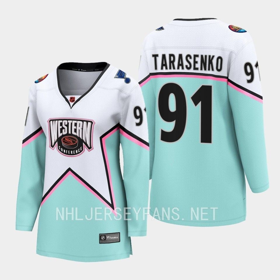 Vladimir Tarasenko 91 St. Louis Blues 2023 All-Star Game Jersey White Equipment - JS554 