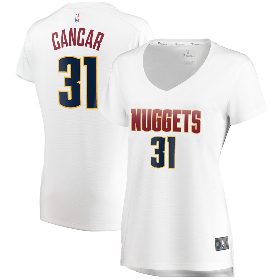 Vlatko Cancar Denver Nuggets Fanatics Branded Women's Fast Break Replica Jersey White - Association Edition