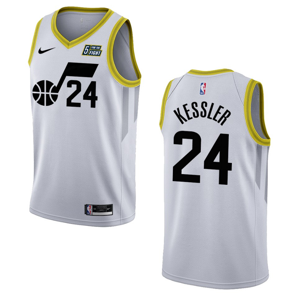 Walker Kessler White Association Edition 2022-23 Utah Jazz Swingman Jersey
