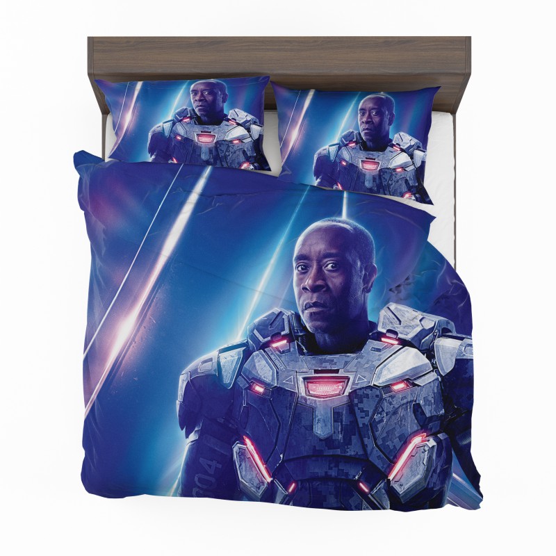 Alternative view of War Machine Don Cheadle James Rhodes Bedding Set - Custom Bedding Set