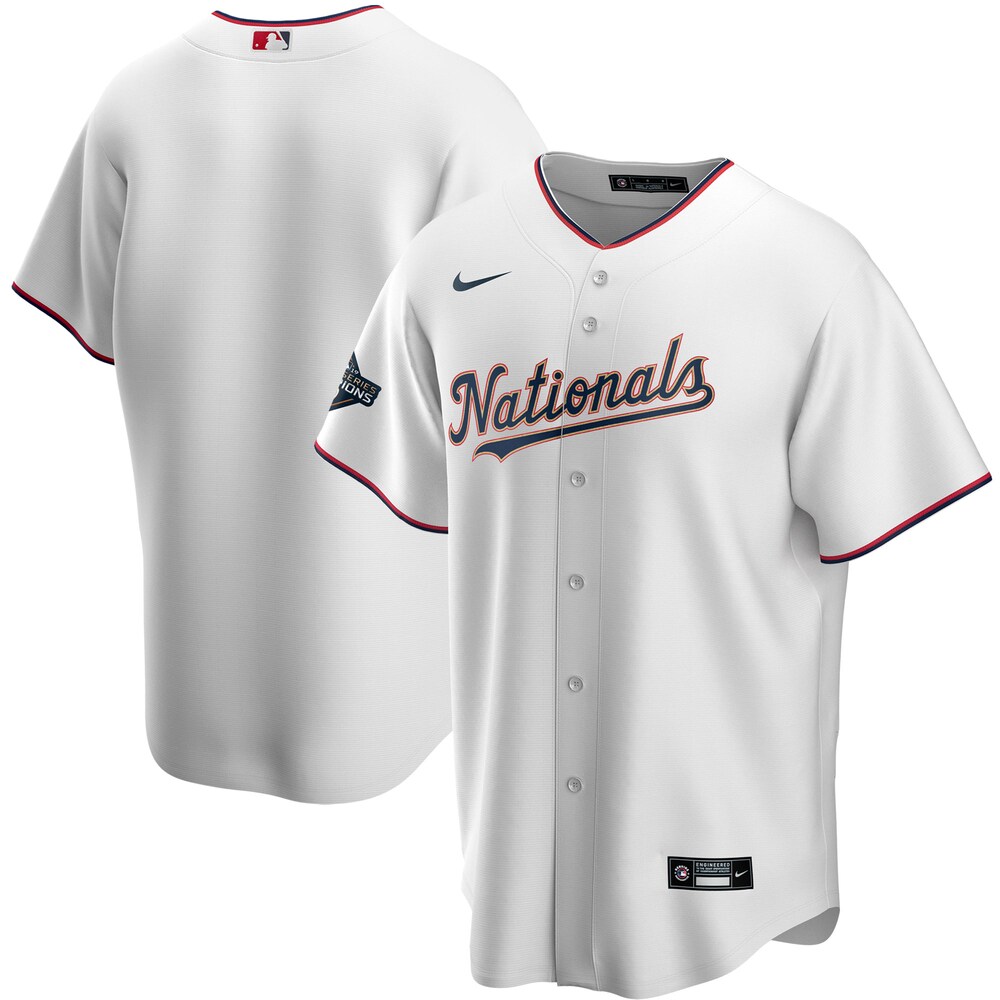 Washington Nationals 2020 Gold Program Jersey - White/gold Color