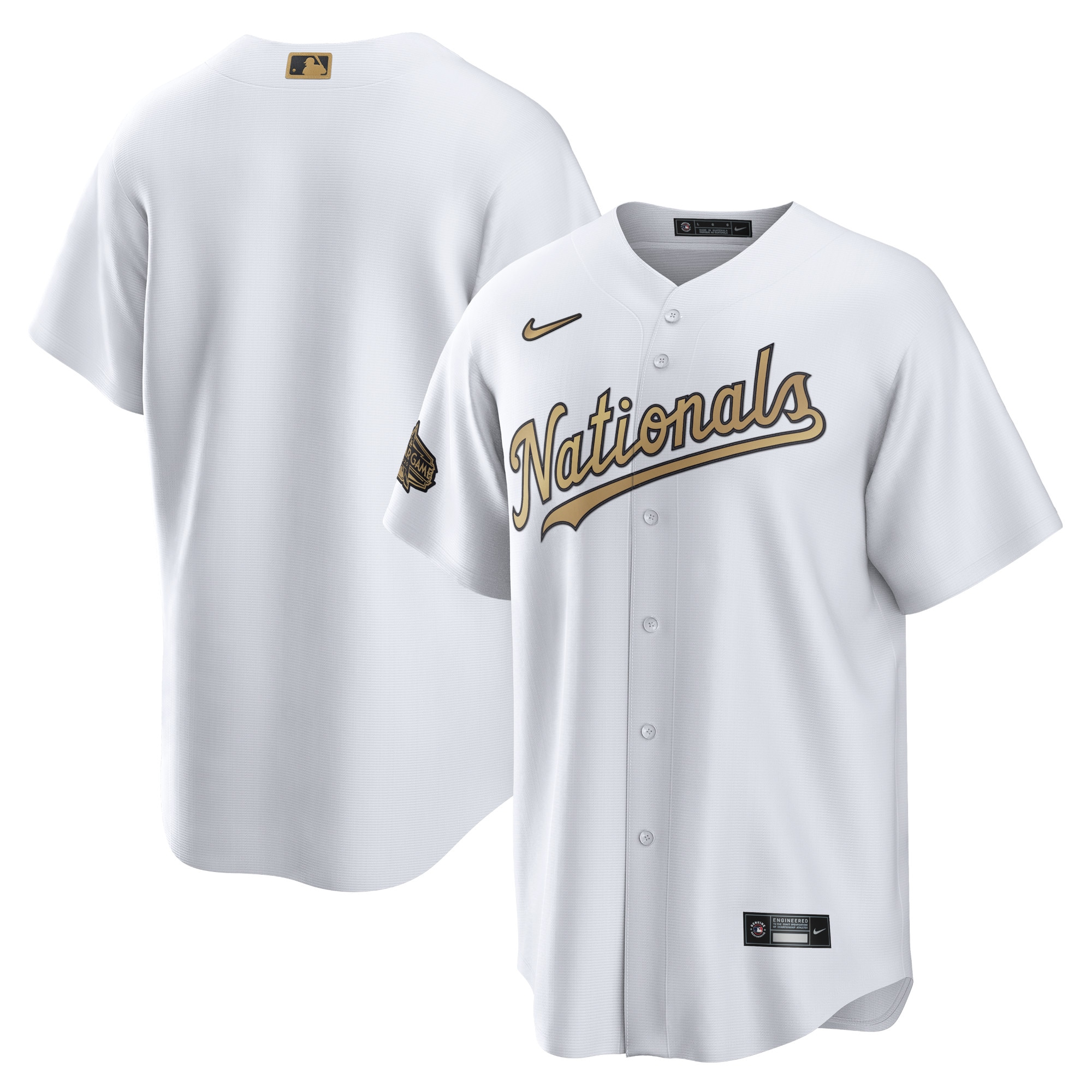 Washington Nationals 2022 Mlb All-star Game Replica Blank Jersey - White