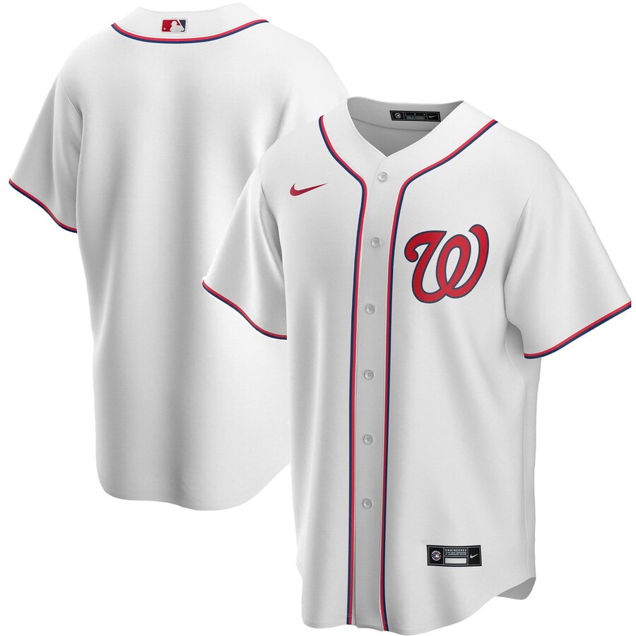 Washington Nationals Home 2020 Replica Team Jersey ÃƒÂ¢Ã¢â€šÂ¬Ã¢â‚¬Å“ White