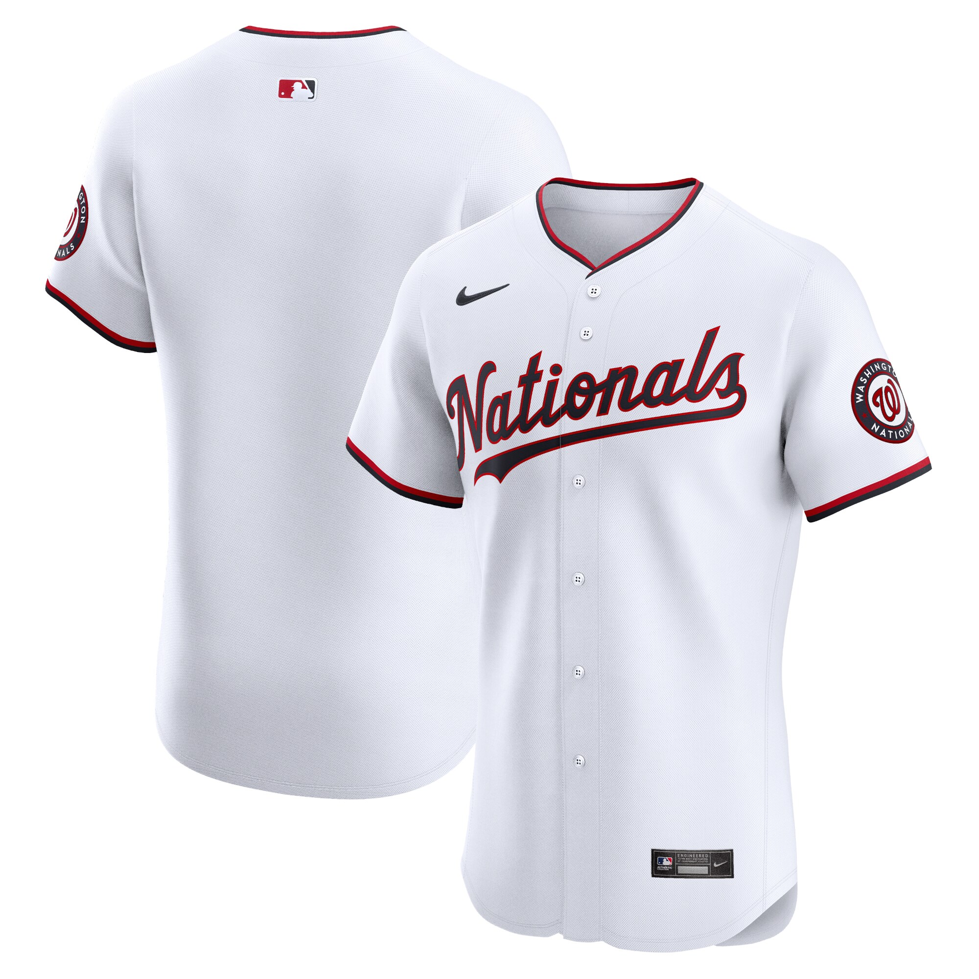 Washington Nationals Home Elite Jersey - White