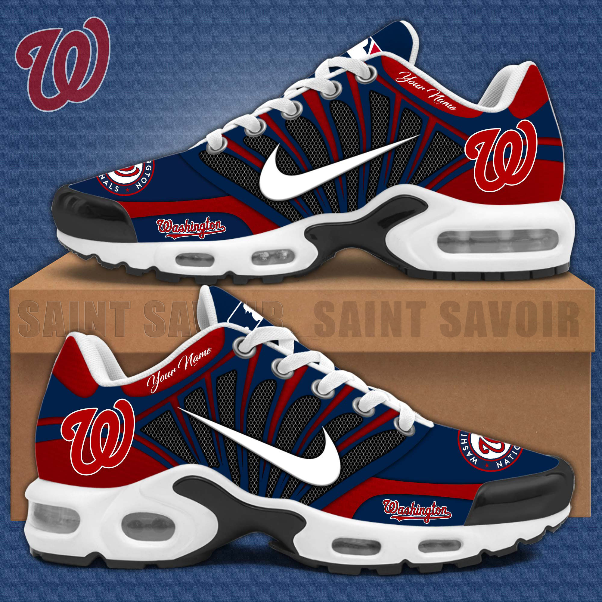 Washington Nationals Mlb Air Max Plus Shoes
