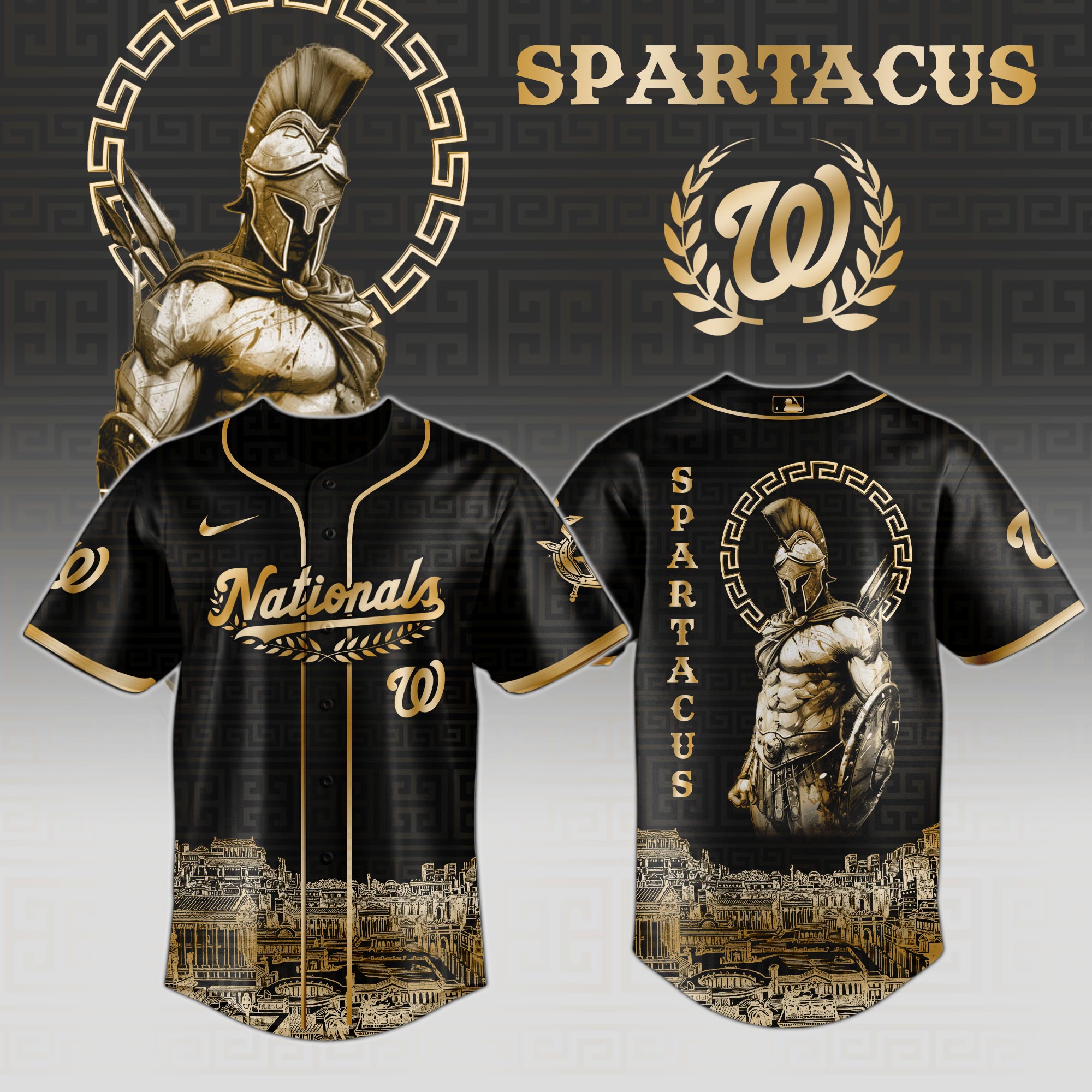 Washington Nationals Mlb X Spartacus Glory Of The Arena Power Of The Game