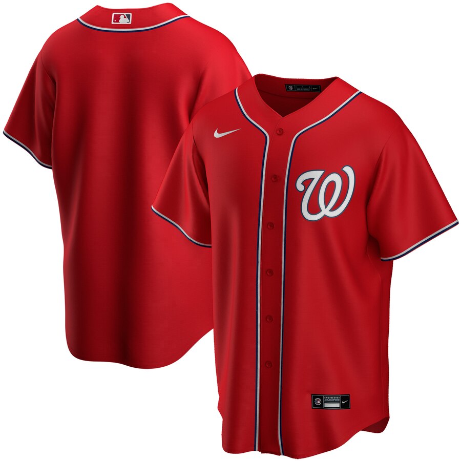 Washington Nationals Youth Alternate 2020 Replica Team Jersey - Red
