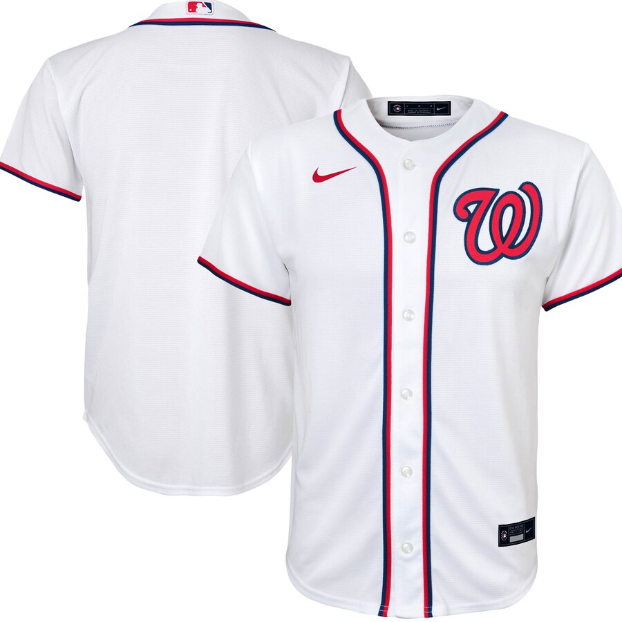 Washington Nationals Youth Home 2020 Replica Team Jersey - White