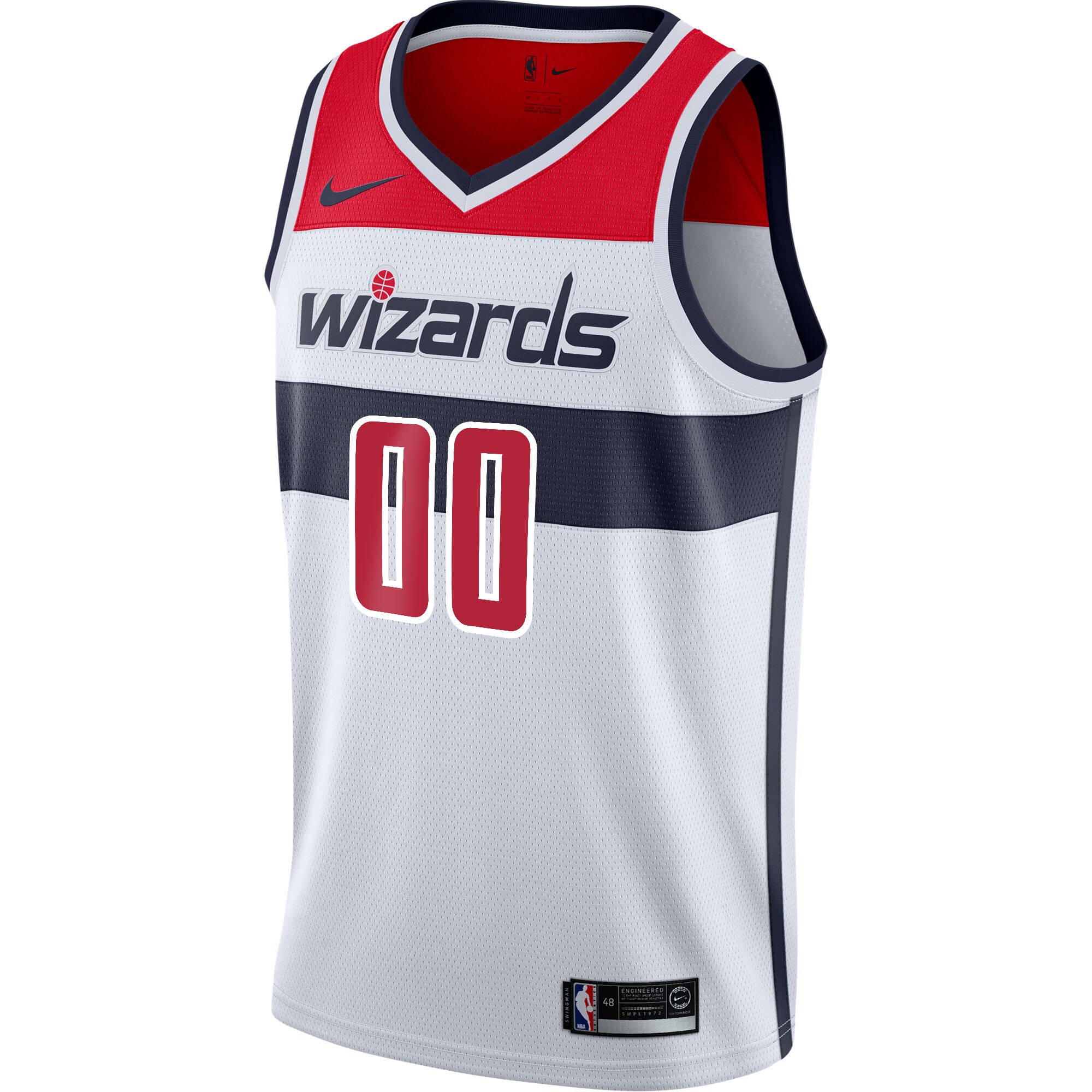 Alternative view of Washington Wizards 2020/21 Swingman Custom Jersey - Association Edition - White
