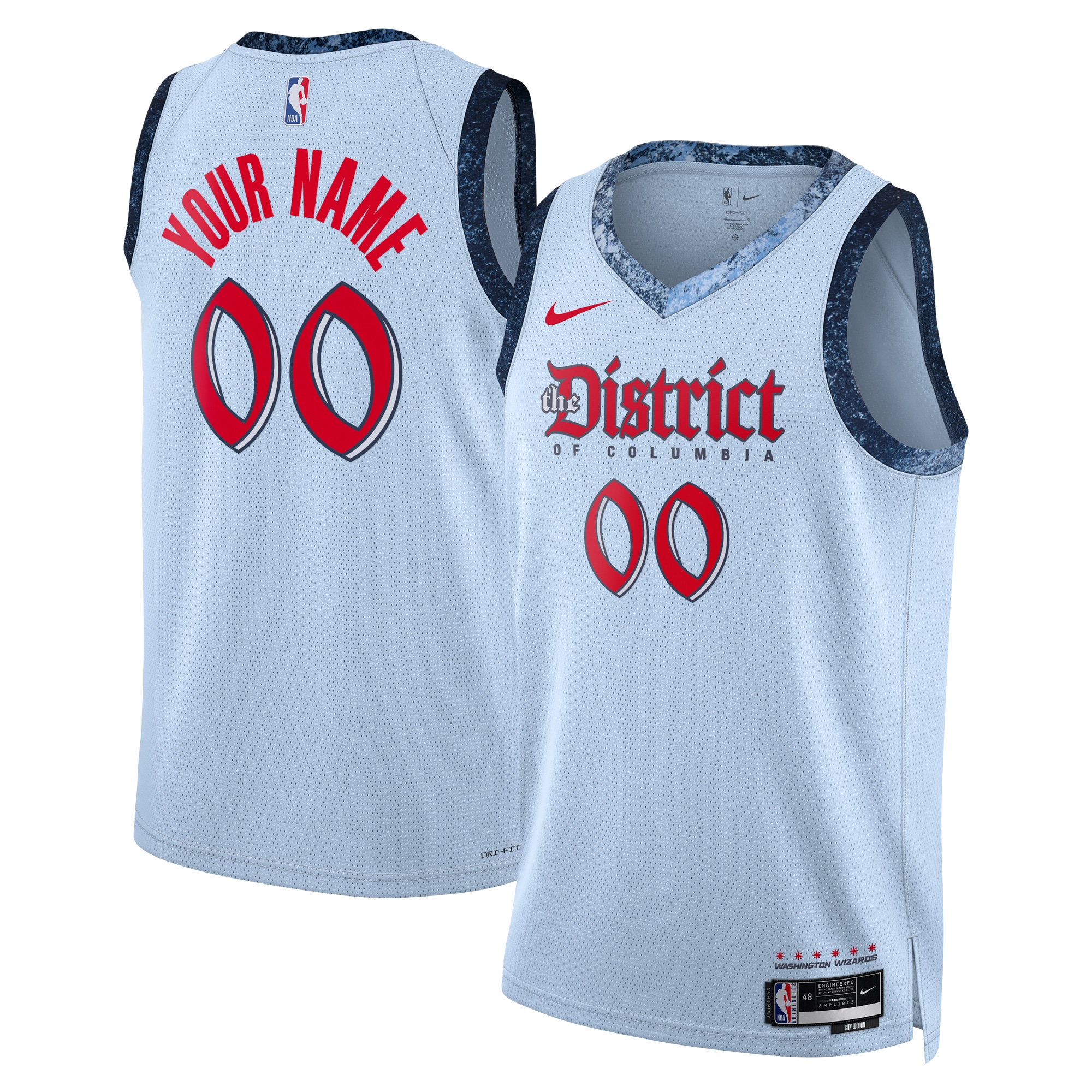 Washington Wizards City Edition Swingman Jersey 2024 - Custom - Unisex - JS300