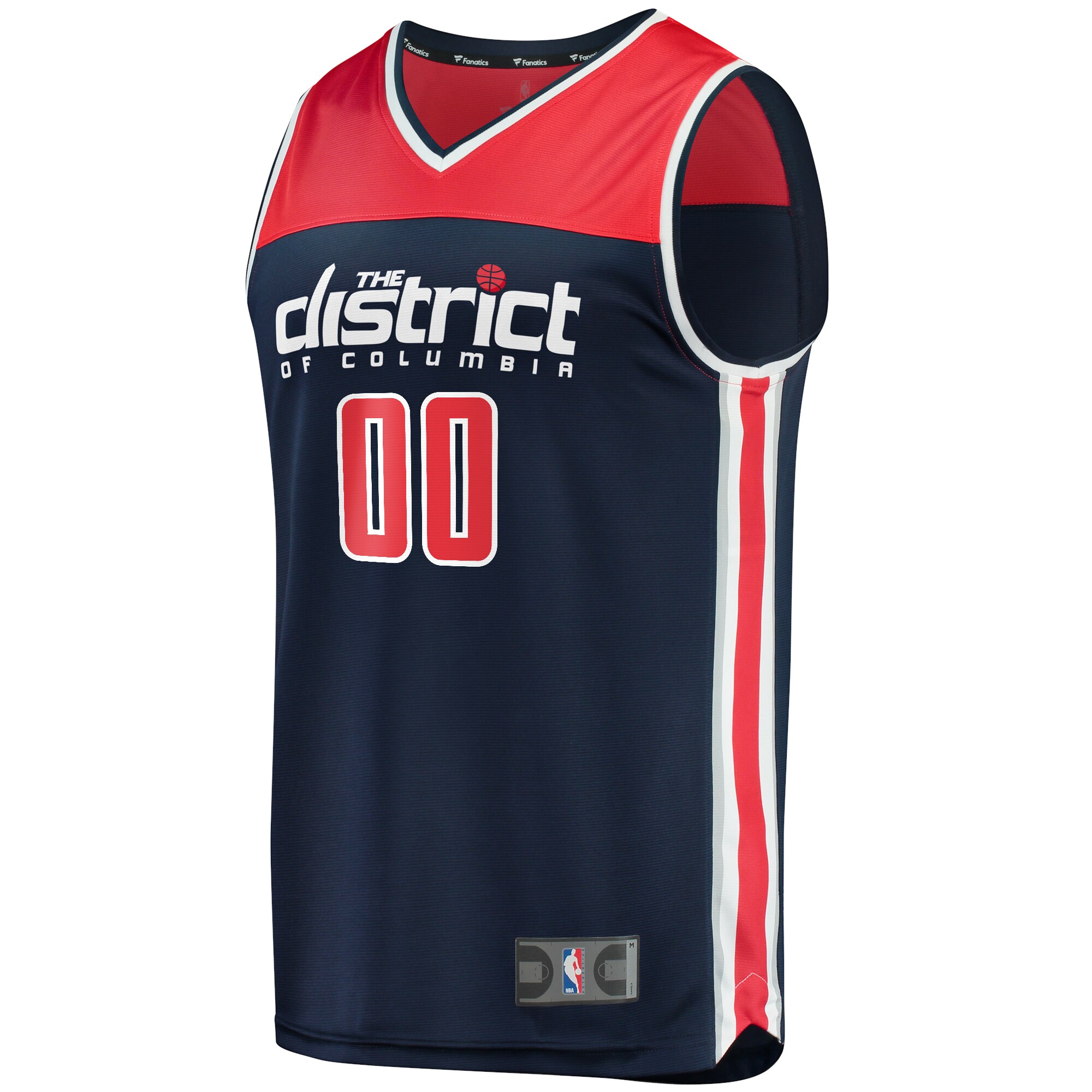 Alternative view of Washington Wizards Fanatics Youth Custom Fast Break Replica Jersey Navy - Statement Edition