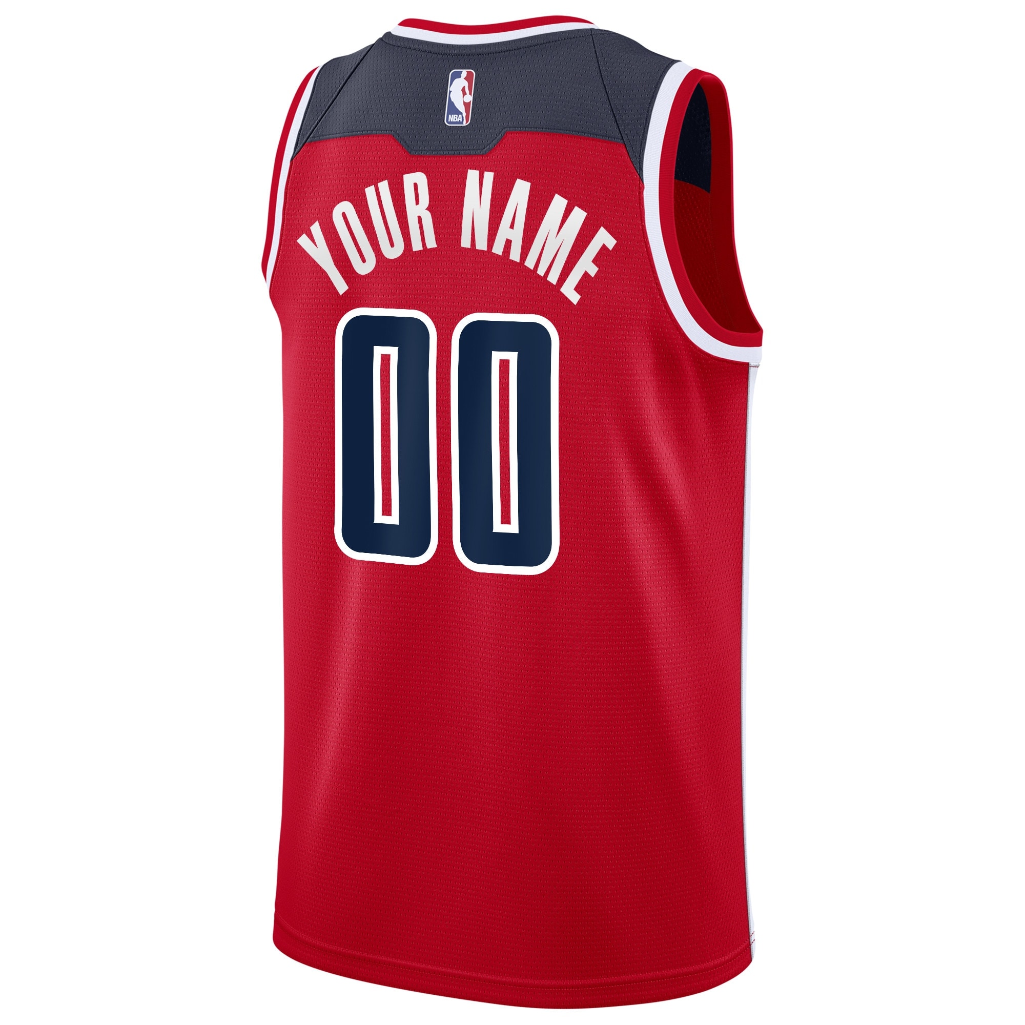 Alternative view of Washington Wizards Icon Edition Swingman Jersey - Red - Custom - Youth - JS678