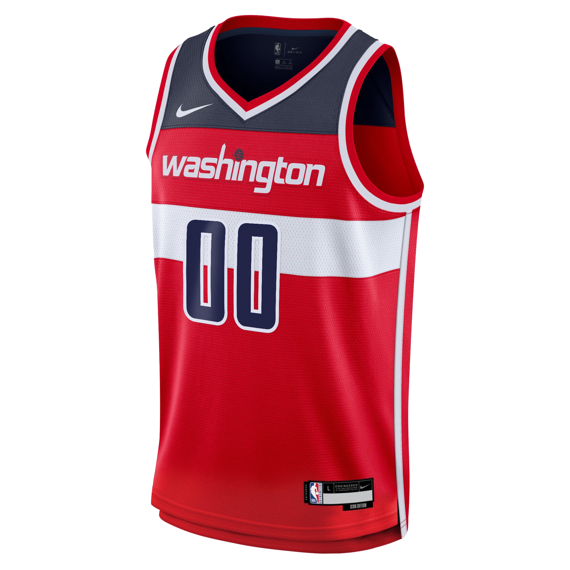 Alternative view of Washington Wizards Icon Swingman Jersey - Custom - Youth - JS803
