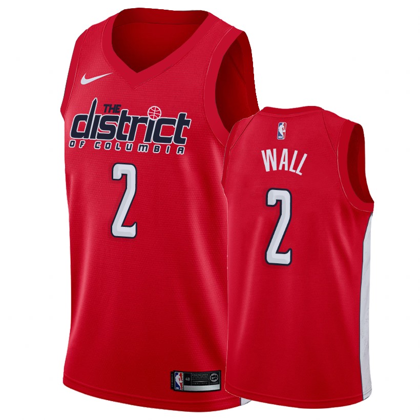 Washington Wizards John Wall Red Earned Edition Jersey