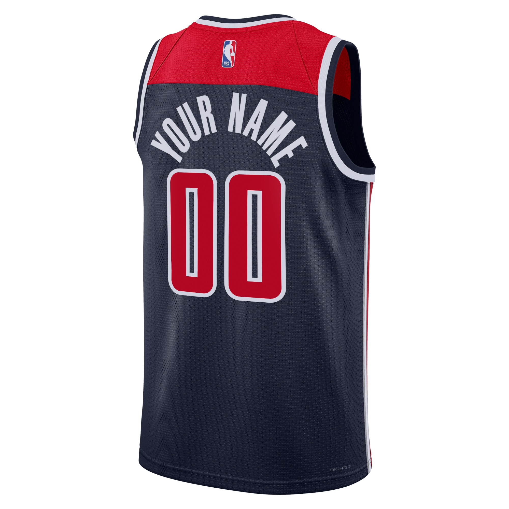 Alternative view of Washington Wizards Jordan Statement Swingman Jersey - Custom - Unisex - JS609