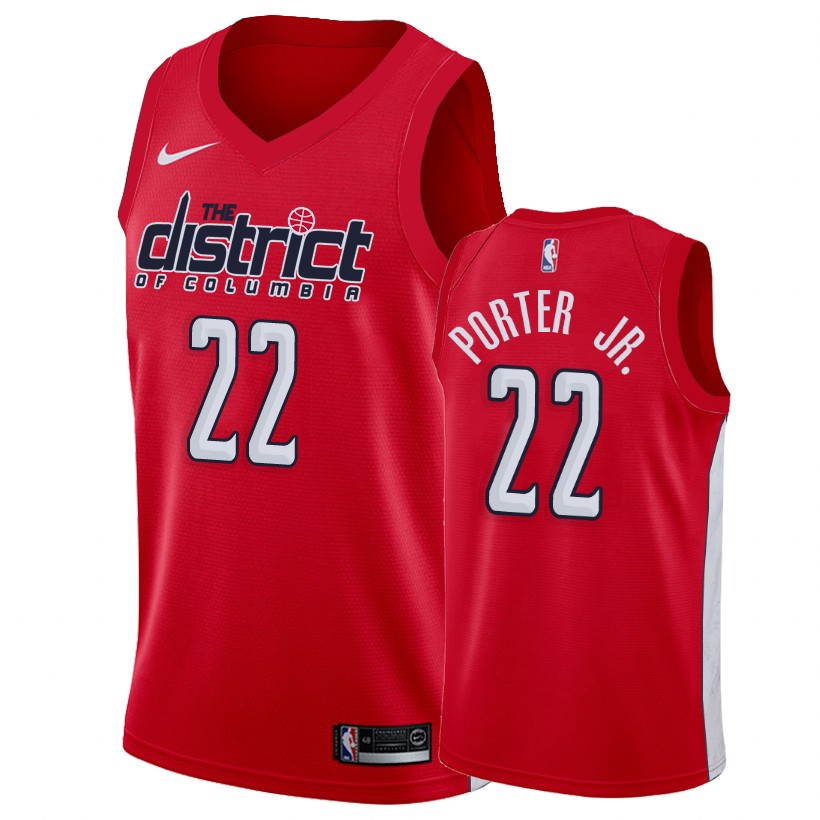 Washington Wizards Otto Porter Jr. Red Earned Edition Jersey