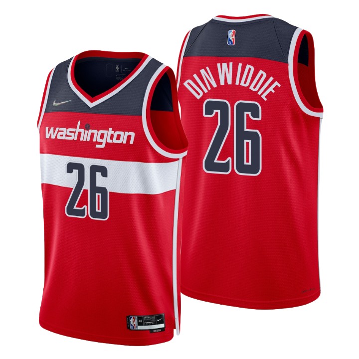 Washington Wizards Spencer Dinwiddie 75th Anniversary Diamond Jersey Icon