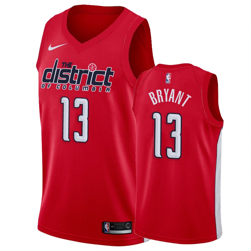 Washington Wizards Thomas Bryant Red Earned Edition Jersey