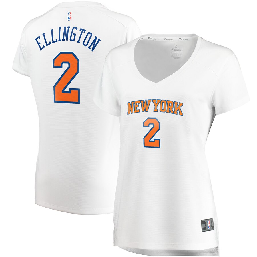 Wayne Ellington New York Knicks Fanatics Branded Women's Fast Break Player Replica Jersey - Association Edition - White