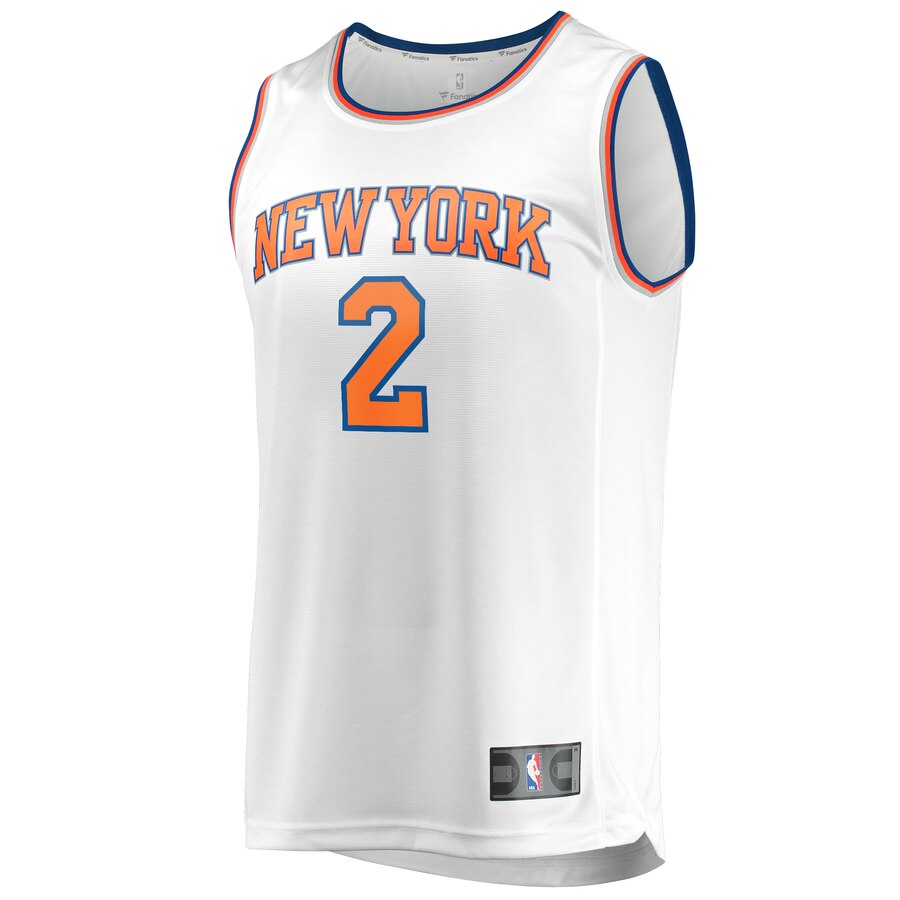 Alternative view of Wayne Ellington New York Knicks Fanatics Branded Youth Fast Break Replica Player Jersey - Association Edition - White