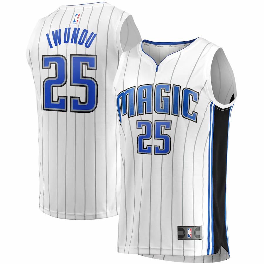Wesley Iwundu Orlando Magic Fanatics Branded Fast Break Replica Player Team Jersey - Association Edition - White