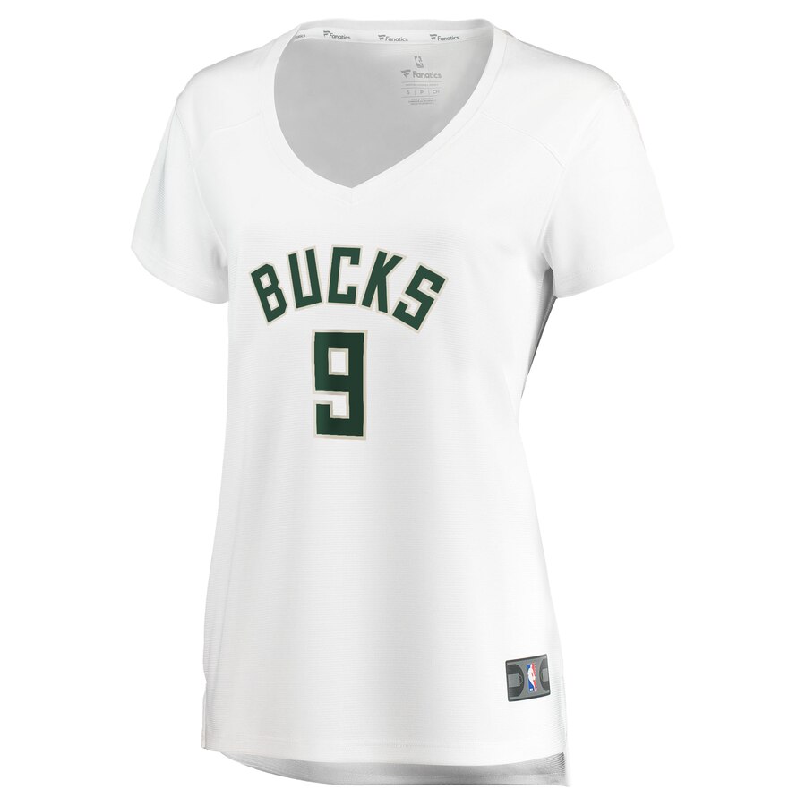 Alternative view of Wesley Matthews Milwaukee Bucks Fanatics Branded Women's Fast Break Replica Jersey White - Association Edition