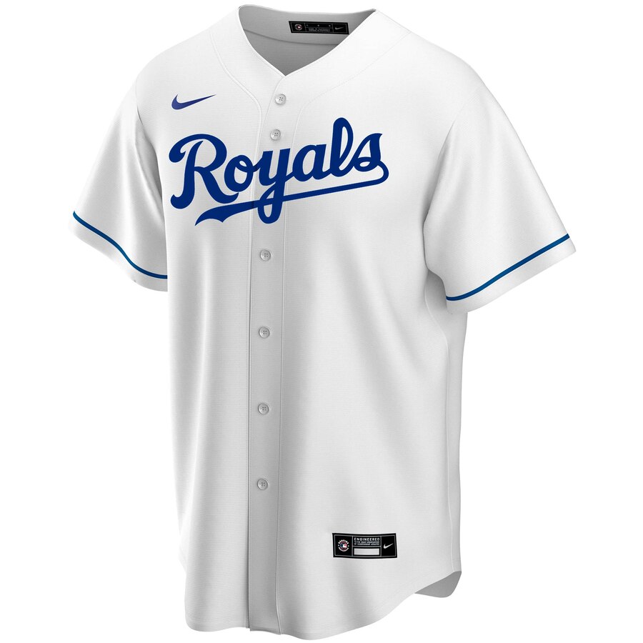 Alternative view of Whit Merrifield Kansas City Royals Home 2020 Replica Player Jersey ÃƒÂ¢Ã¢â€šÂ¬Ã¢â‚¬Å“ White