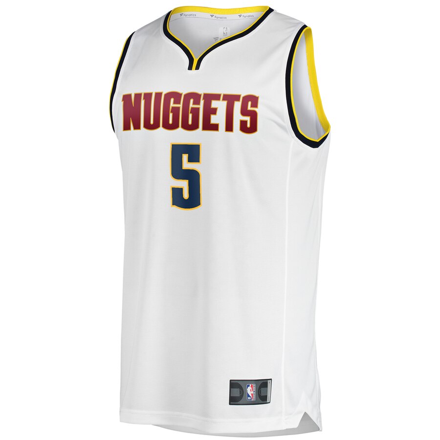 Alternative view of Will Barton Denver Nuggets Fanatics Branded Youth Fast Break Player Jersey - Association Edition - White