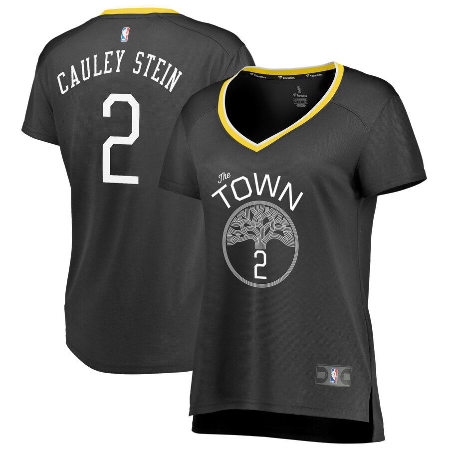 Willie Cauley-stein Golden State Warriors Fanatics Branded Women's Fast Break Replica Jersey Black - Statement Edition