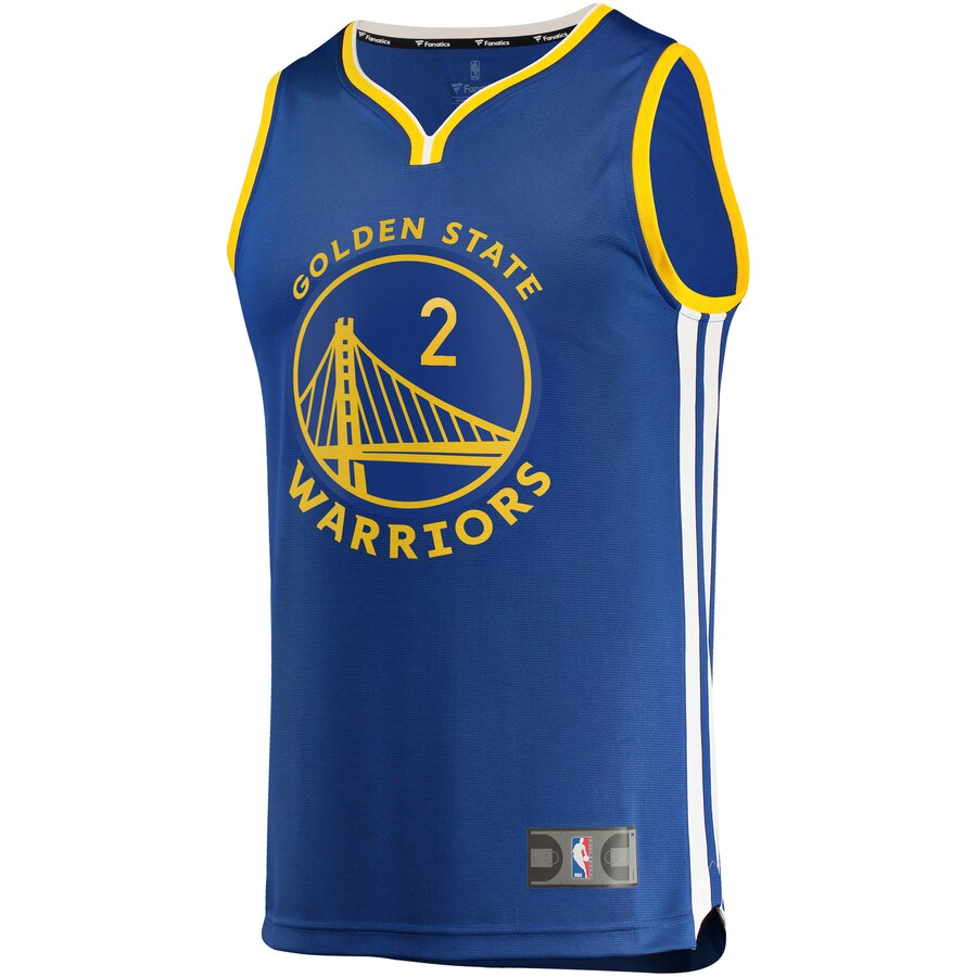 Alternative view of Willie Cauley-stein Golden State Warriors Fanatics Branded Youth Fast Break Replica Jersey - Icon Edition - Royal